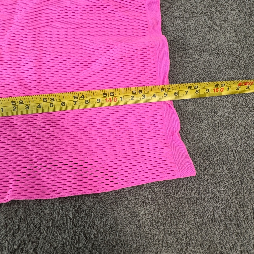 SKIMS Dress Women XXS-S Pink Recycled Swim Cut Out Long Sleeve Mesh Maxi NEW - Picture 8 of 9